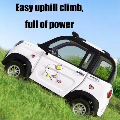 Hanpu 2024 Minicarro elétrico de 4 lugares de 4 rodas EV Tuk-Tuk para viagens de passageiros de baixa velocidade