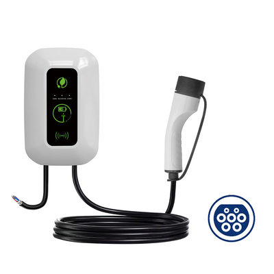 Corrente de saída AC 7KW 220v CCS/tipo 2 Estação de carregamento padrão europeia montada na parede