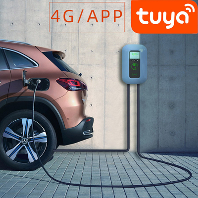Corrente de saída AC 7KW 220v CCS/tipo 2 Estação de carregamento padrão europeia montada na parede