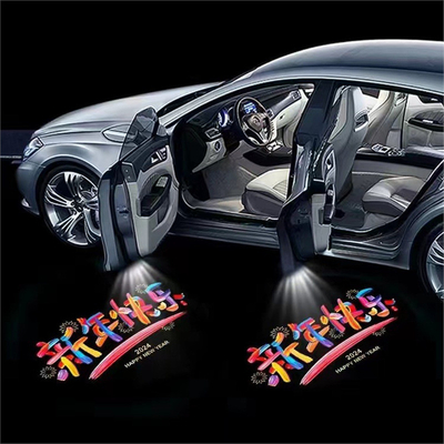 Customize logotipo de boas-vindas luz universal carro acessório de adaptação para estático personalizado