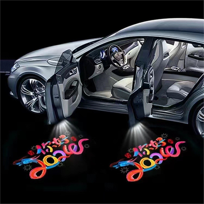 Customize logotipo de boas-vindas luz universal carro acessório de adaptação para estático personalizado