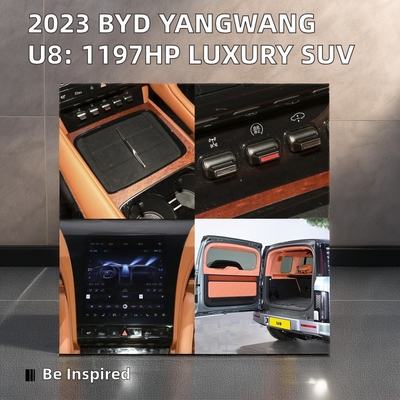 2023 BYD YangWang U8 Luxury Off-Road Range Extended Hybrid SUV EV Energy Carros elétricos