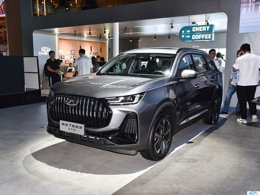 Veículo energético Chery Tiggo7 Plus PHEV SUV 1.5T Renda Ride-On EV Automóvel Carro de passageiros