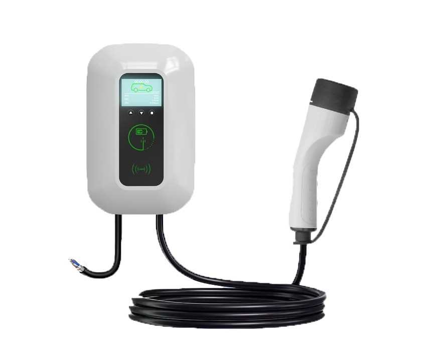 Corrente de saída AC 7KW 220v CCS/tipo 2 Estação de carregamento padrão europeia montada na parede