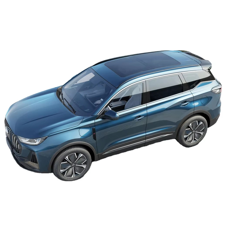 Veículo energético Chery Tiggo7 Plus PHEV SUV 1.5T Renda Ride-On EV Automóvel Carro de passageiros